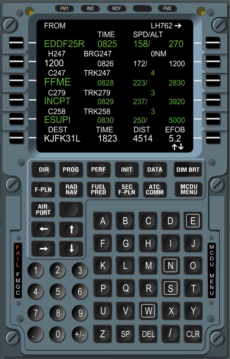 A320 Cockpit Training Posters MCDU